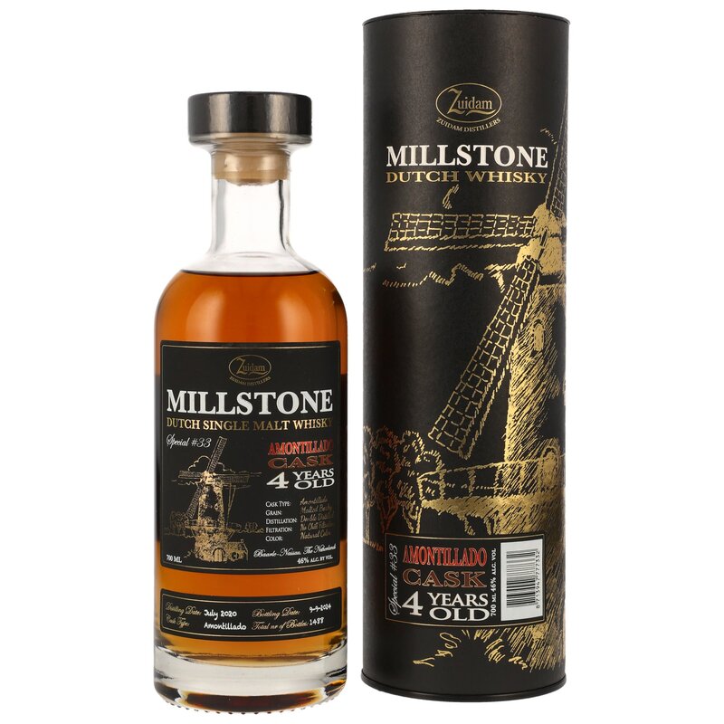 Millstone 2020/2024 - 4 y.o. - Single Malt Amontillado Cask - Special #33