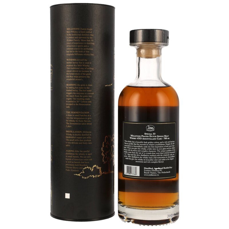 Millstone 2020/2024 - 4  y.o. - Single Malt Amontillado Cask - Special