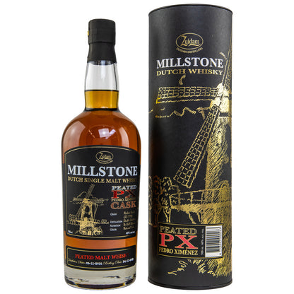Millstone Peated PX - Dutch Single Malt - mit Tube