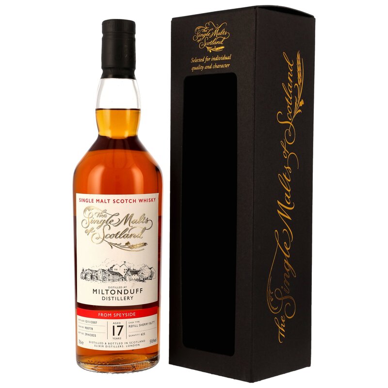 Miltonduff 2007/2025 - 17 y.o. - Refill Sherry Butt #900778 (SMoS)