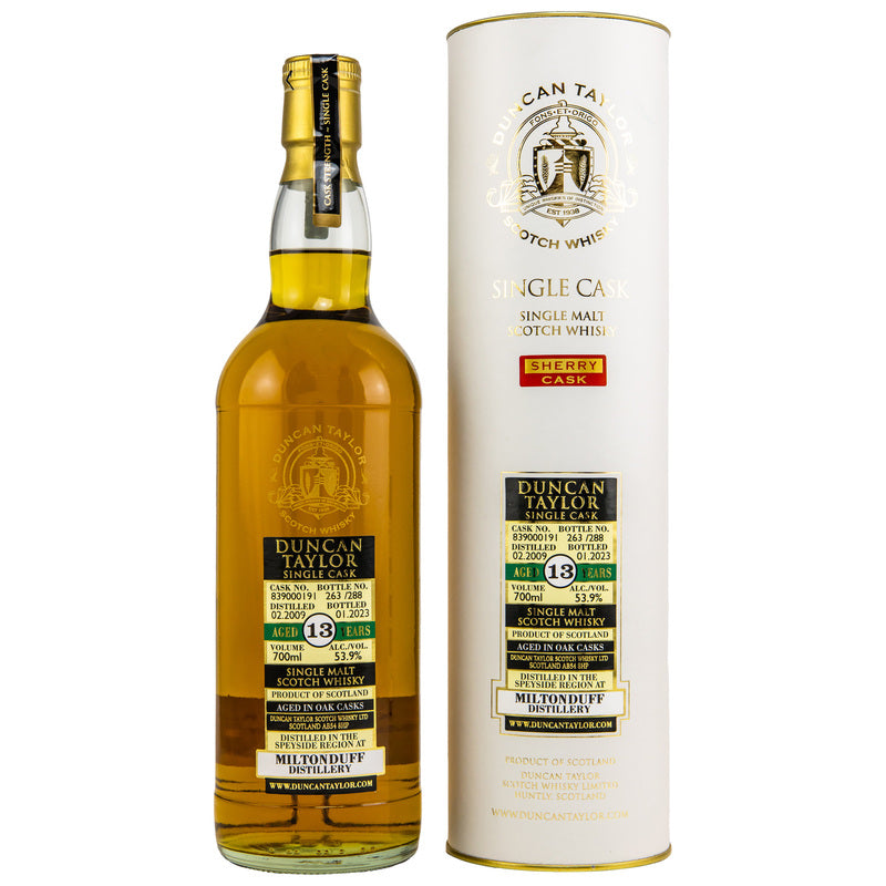 Miltonduff 2009/2023 - 13 y.o. #839000191 - Cask Collection (Duncan Taylor)