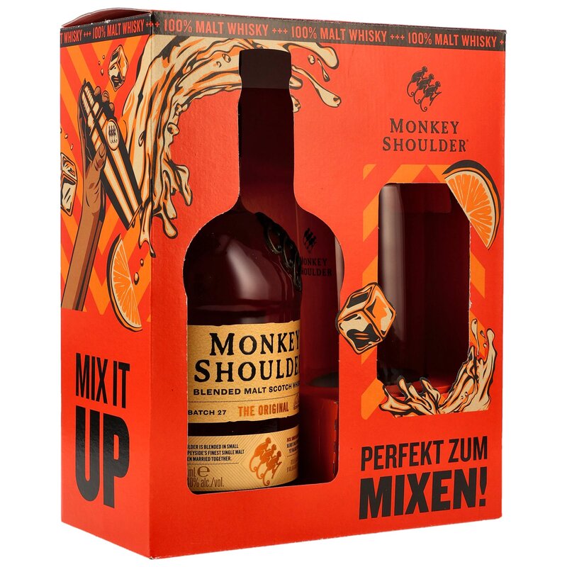 Monkey Shoulder The Original - mit Glas