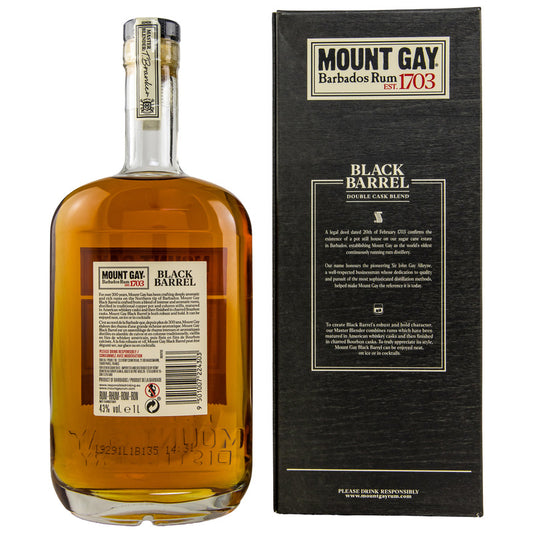 Mount Gay 1703 Black Barrel (1,0 Liter)