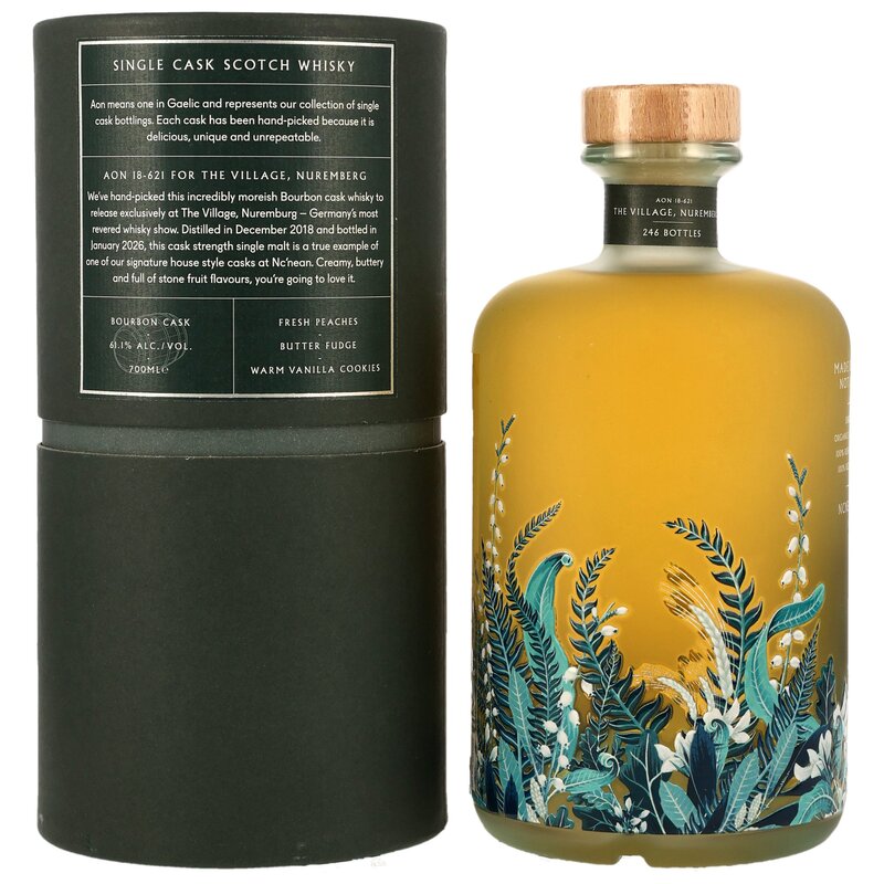 Nc'nean Aon - Bourbon Single Cask #18-621 - The Village Nürnberg