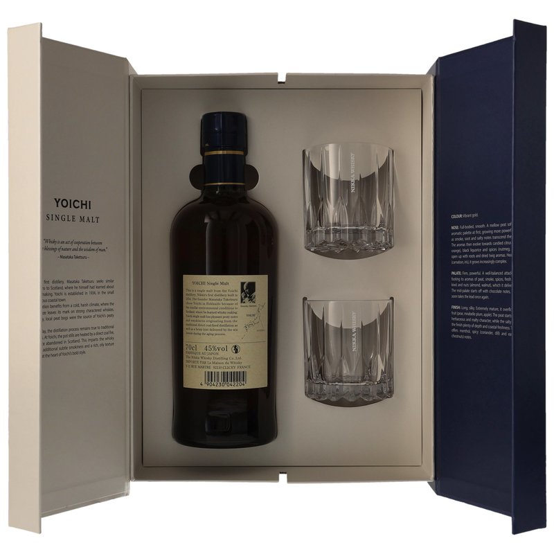 Nikka Yoichi Single Malt mit Riedel Glas GP