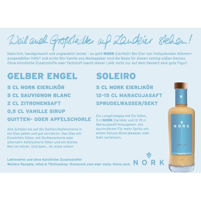 Nork Eierlikör Postkarte