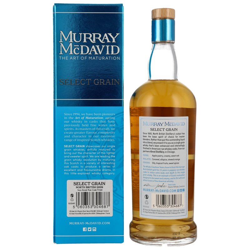 North British 2009/2023 - 14 y.o. - Koval Rye Cask - Murray McDavid