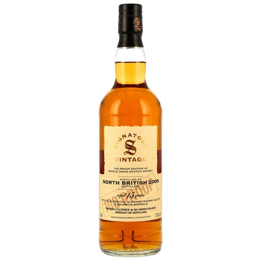 North British 2009/2025 - 15 y.o. - Signatory 100 PROOF Grain Edition #2