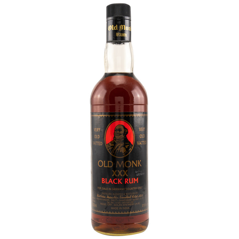 Old Monk XXX Black Rum Very Old Vatted