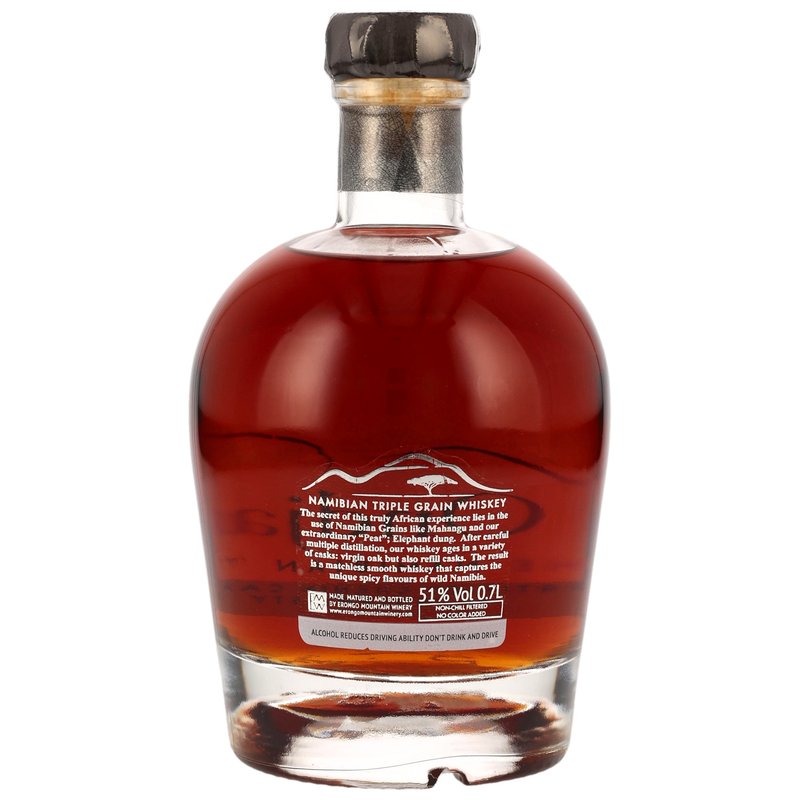 Ondjaba The Namibian Whiskey - Triple Grain Whiskey Fortified Chenin Cask Sherry Style Finish