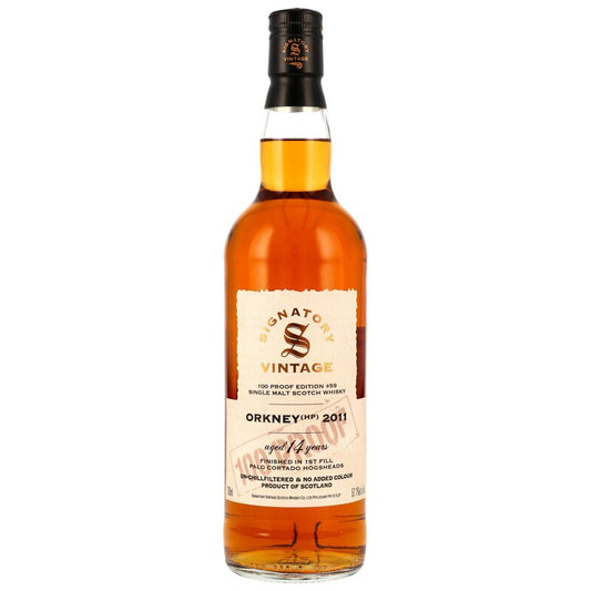 Orkney (HP) 2011/2025 - 14 y.o. Palo Cortado - Signatory 100 PROOF Edition #59