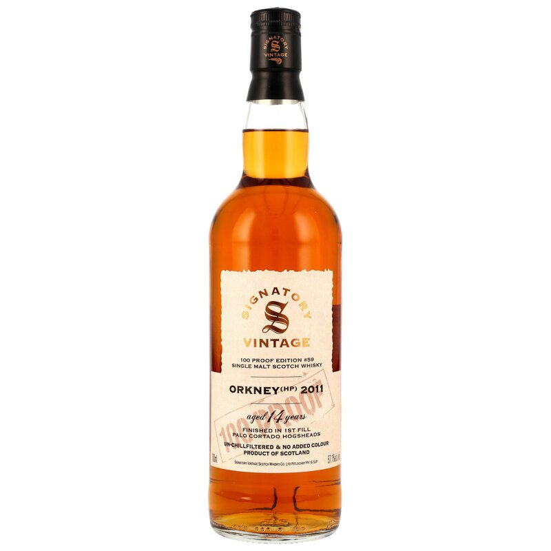 Orkney (HP) 2011/2025 - 14 y.o. Palo Cortado - Signatory 100 PROOF Edition