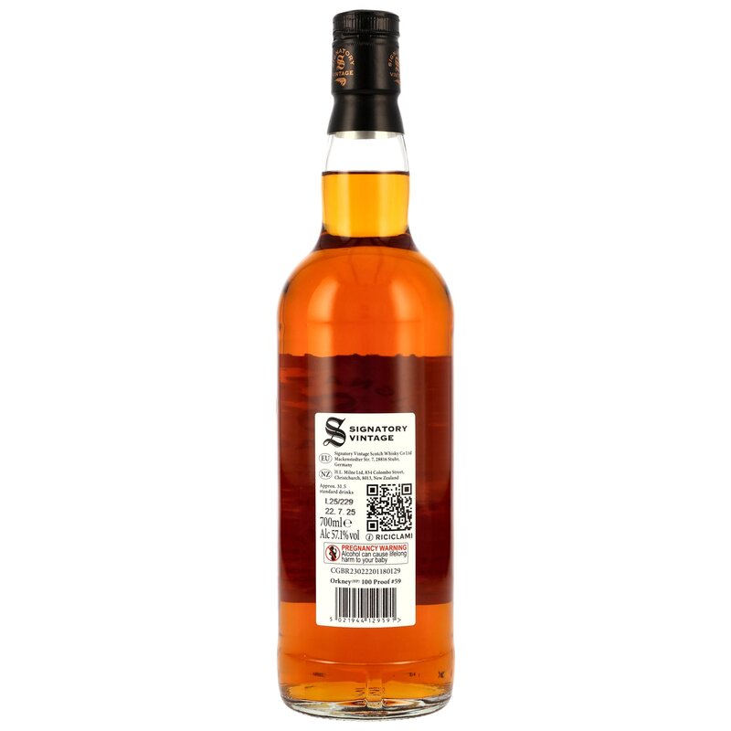Orkney (HP) 2011/2025 - 14 y.o. Palo Cortado - Signatory 100 PROOF Edition