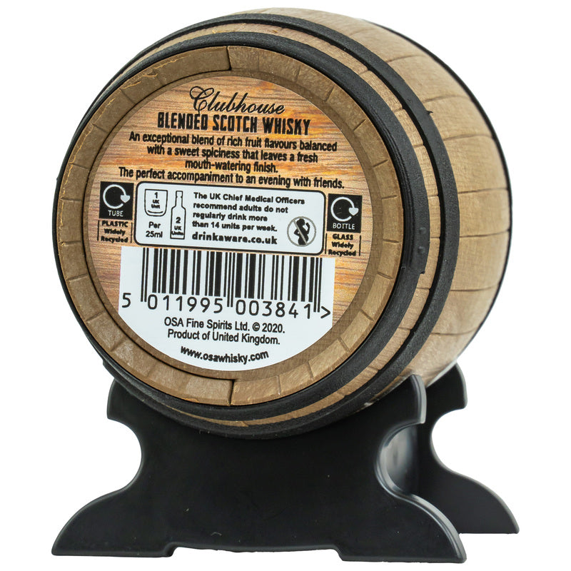 OSA Fine Spirits Clubhouse Mini-Fass Barrel Blended Scotch Whisky