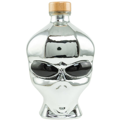Outerspace Alien Head Vodka Chrome Edition