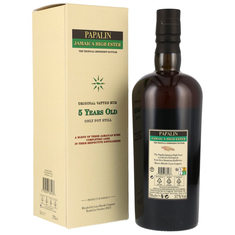 Papalin 5 y.o. Jamaica High Ester Overproof Rum (Velier)