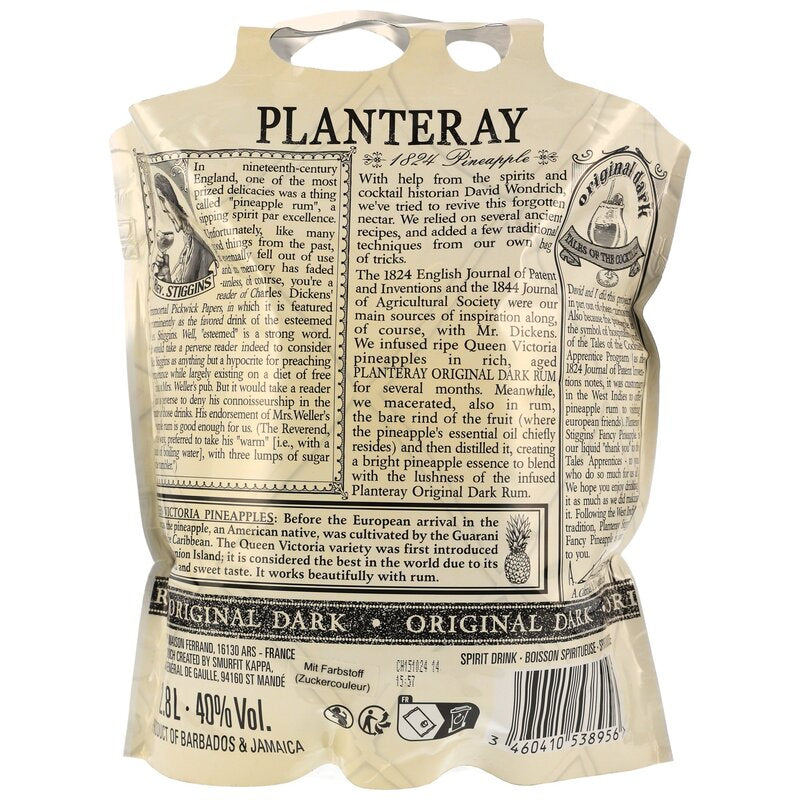 Planteray (Plantation) Pineapple Stiggins' Fancy - 2,8L Pouch