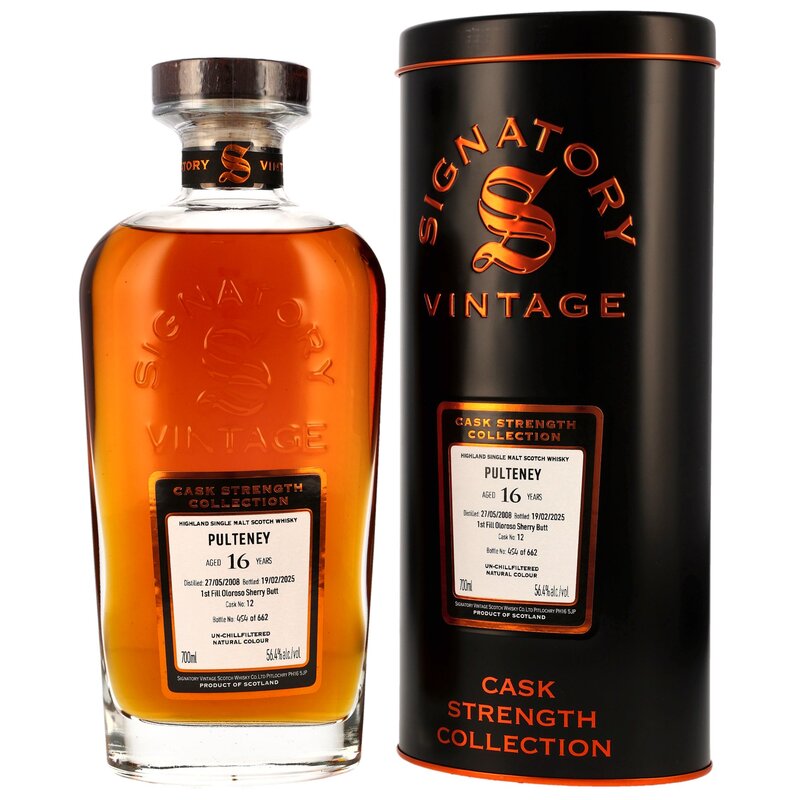 Pulteney 2008/2025 - 16 y.o. - Sig CS - 1st Fill Oloroso Sherry Butt