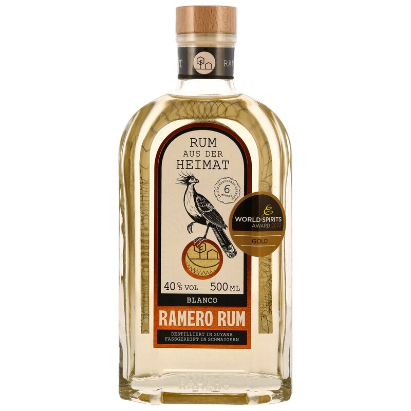 RAMERO Guyana Rum Blanco - 40%