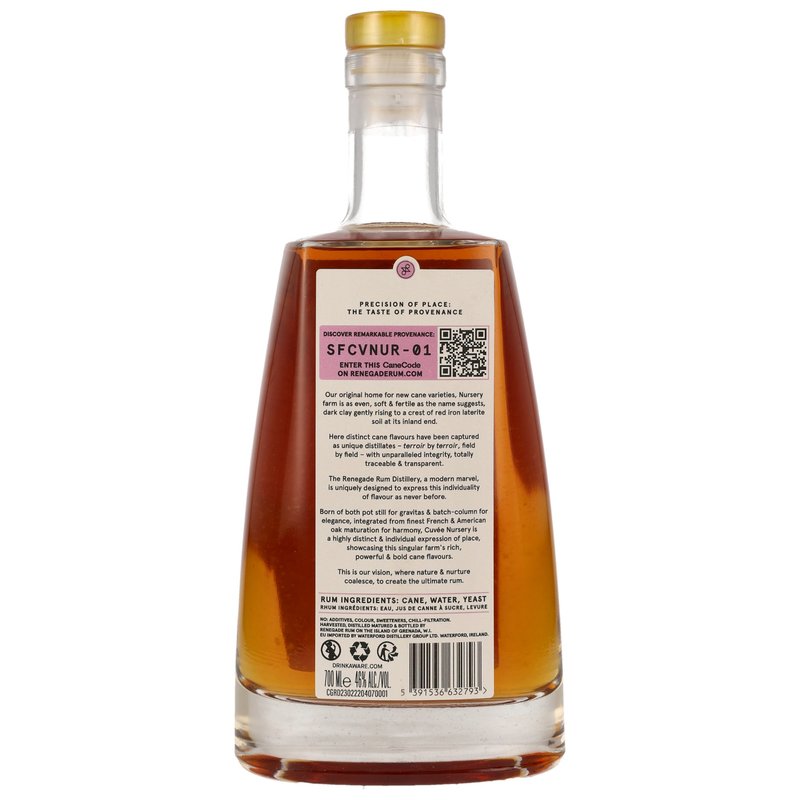 Renegade Rum - Single Farm Cuvée Nursery