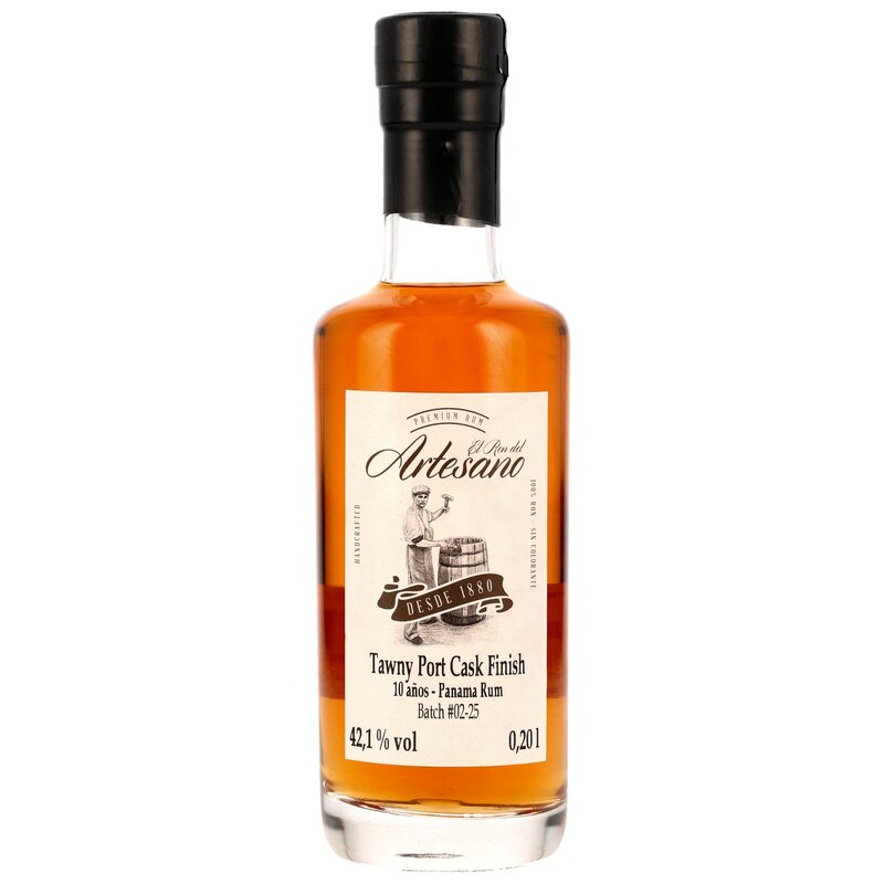 Ron Artesano Rum 10 y.o. Peated Islay Cask Finish #314-22 - 200ml