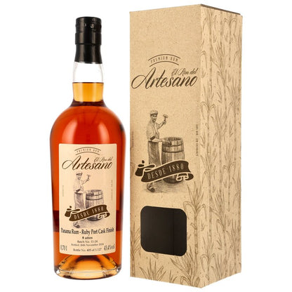 Ron Artesano Rum 8 y.o. Ruby Port Cask Finish