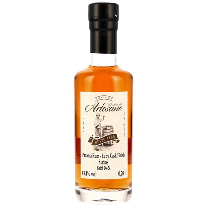 Ron Artesano Rum 8 y.o. Ruby Port Cask Finish #06-24 - 200ml