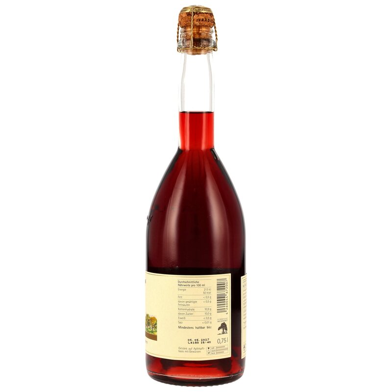 Rotfruchtig Alkoholfrei - MHD Artikel - Manufaktur Jörg Geiger
