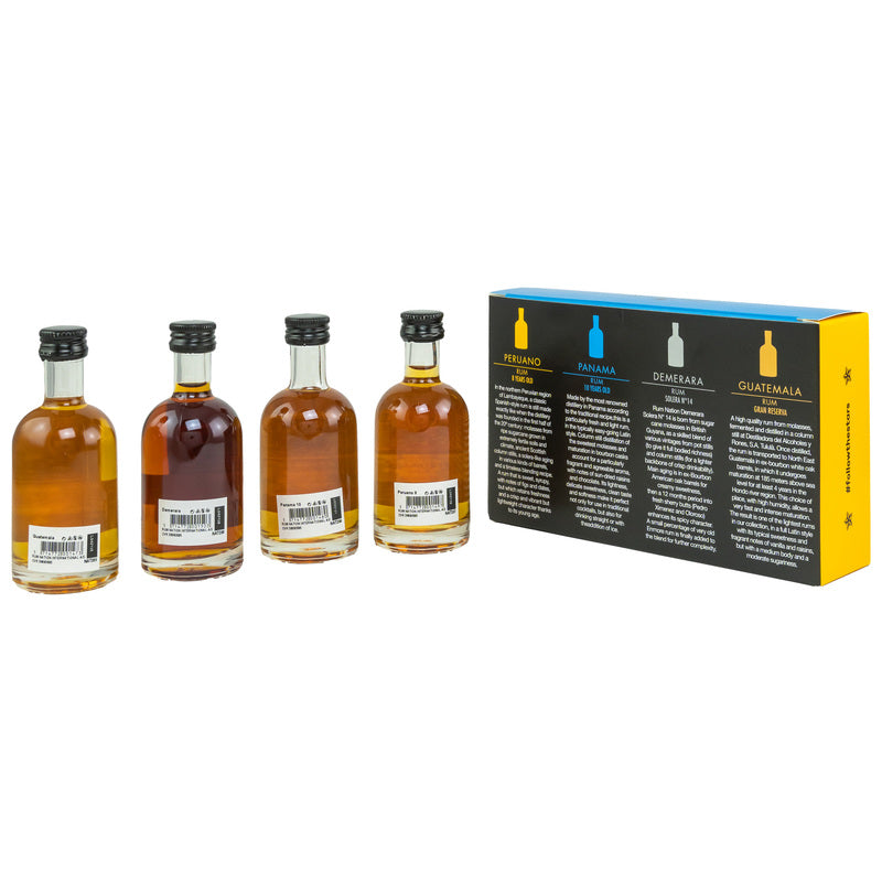 Rum Mini Collection 4x 0,05l - Rum Nation
