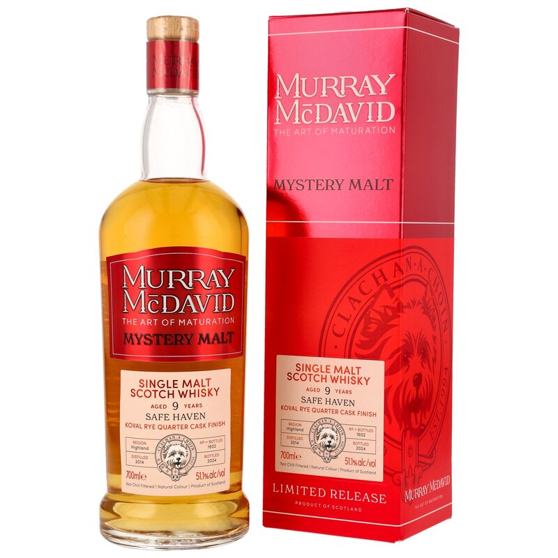 Safe Haven (Ledaig) 2014/2024 - 9 y.o. - Koval Rye Cask - Murray McDavid