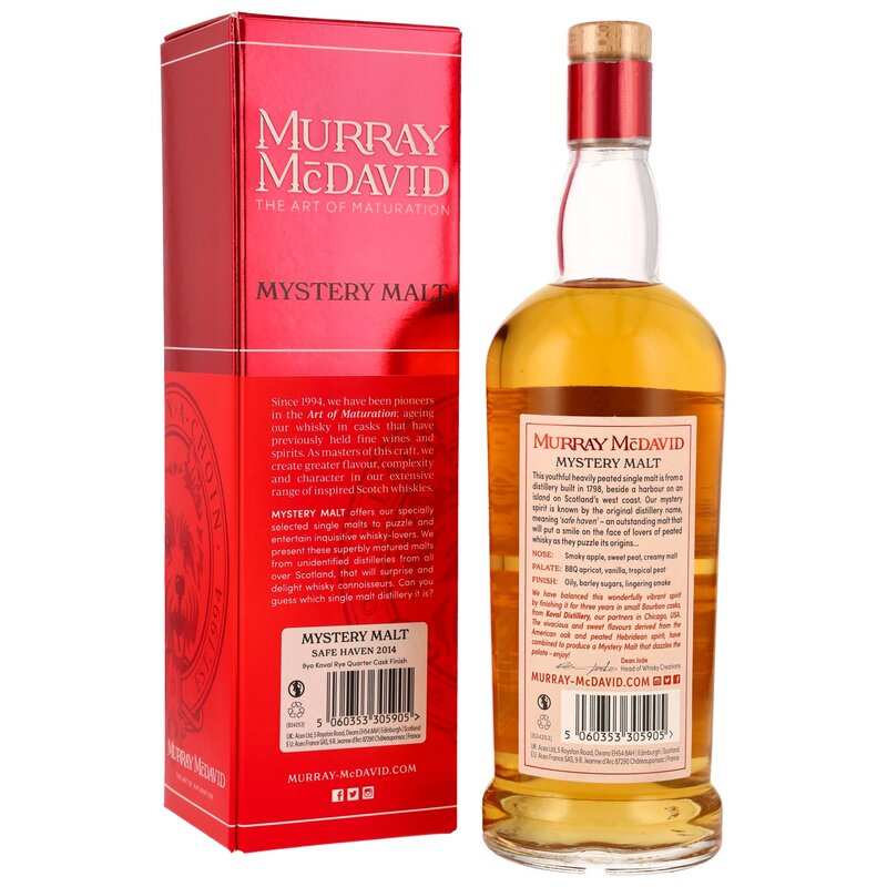 Safe Haven (Ledaig) 2014/2024 - 9 y.o. - Koval Rye Cask - Murray McDavid