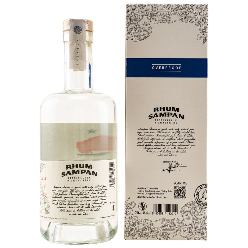 SAMPAN Classic White Rhum 54% (Vietnam)