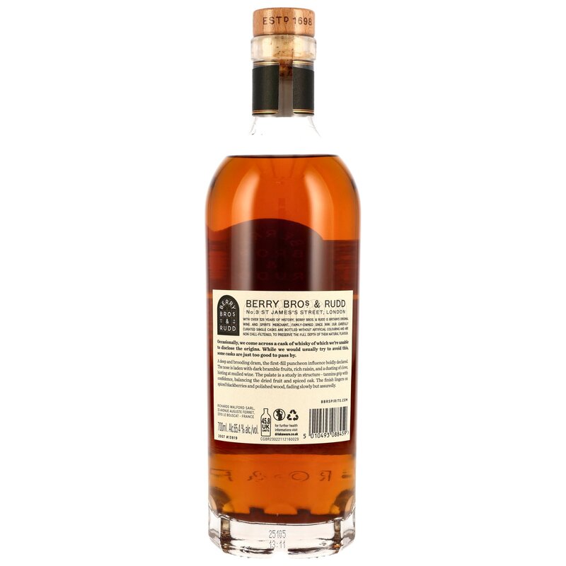 Secret Speyside 2007/2025 - 18 y.o. - 1st Fill Puncheon