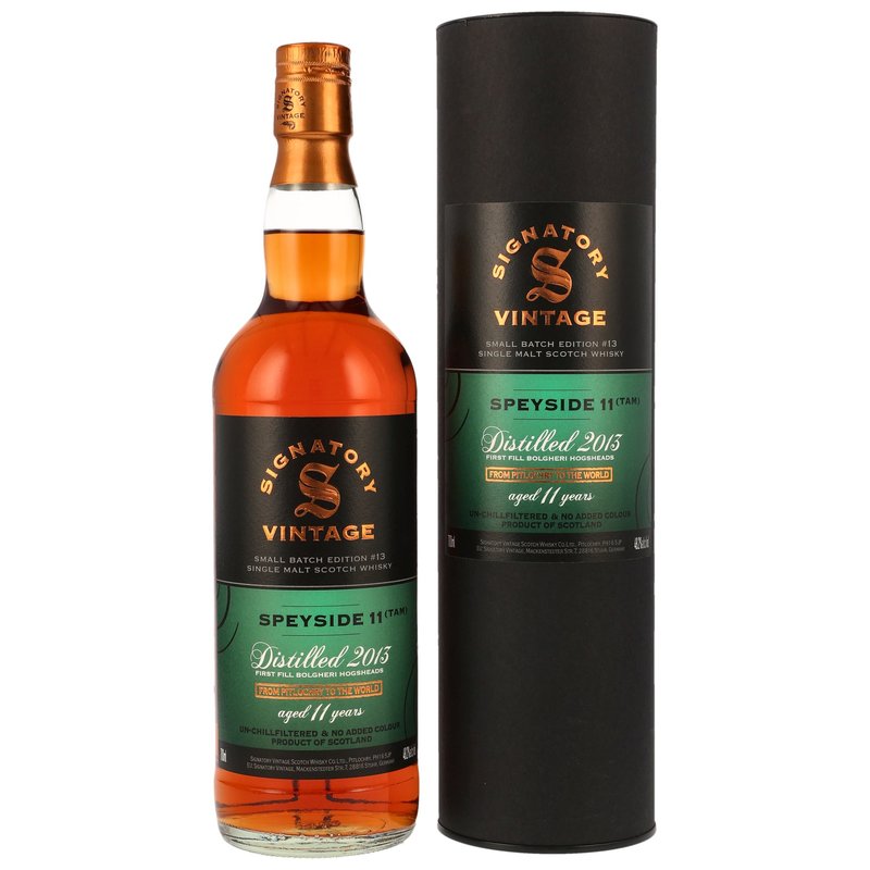 Secret Speyside (TAM) 2013 - 11 y.o. - Signatory Small Batch Edition