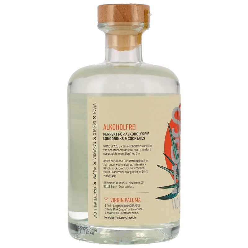 Siegfried Wonderazul alkoholfrei MHD 08/26