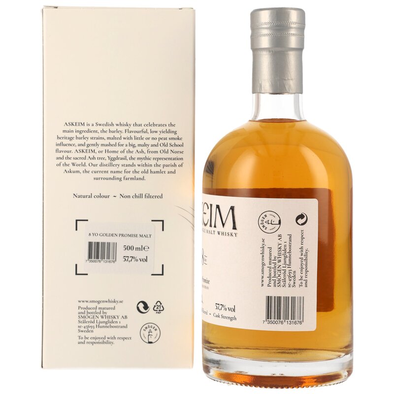 Smögen Askeim 8 y.o. - Golden Promise - Swedish Single Malt