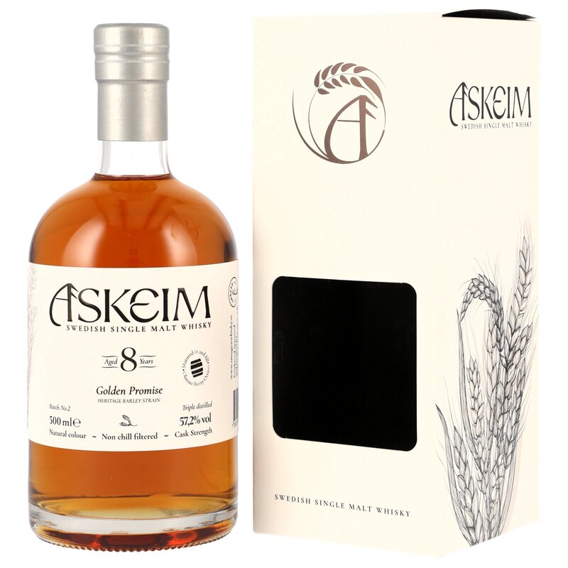 Smögen Askeim 8 y.o. - Golden Promise - Triple Distilled - Swedish Single Malt