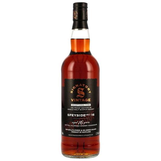 Speyside (GL) - 16 y.o. - Signatory 100 PROOF Exceptional Cask Edition #8