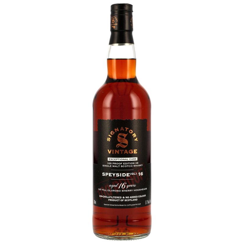 Speyside (GL) - 16 y.o. - Signatory 100 PROOF Exceptional Cask Edition