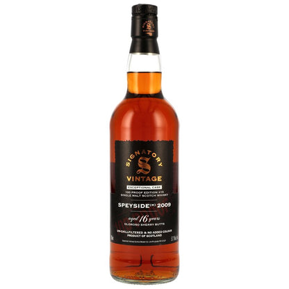 Speyside (M) 2009/2025 - 16 y.o. - Oloroso Sherry Butts - Signatory 100 PROOF Exceptional Cask Edition #15