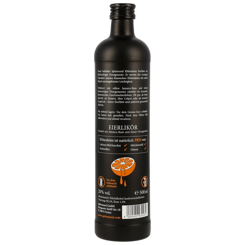 Spitzmund Klötenköm Eierlikör mit Orange