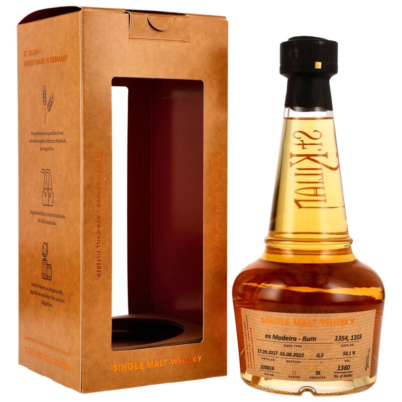 St. Kilian2017/2022 - 4 y.o. - Ambassador's Choice No.5 - Madeira/Rum Casks #1354, 1355