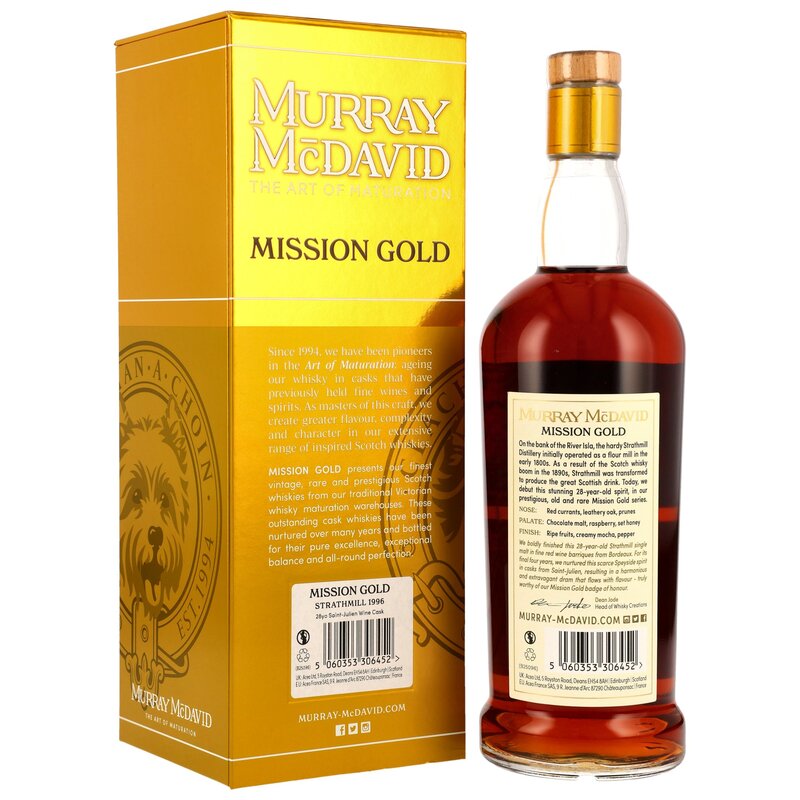 Strathmill 1996/2025 - 28 y.o. - Saint- Julien Wine Cask Finish - Murray McDavid