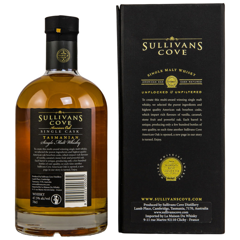 Sullivans Cove American Oak ex-Bourbon Single Cask