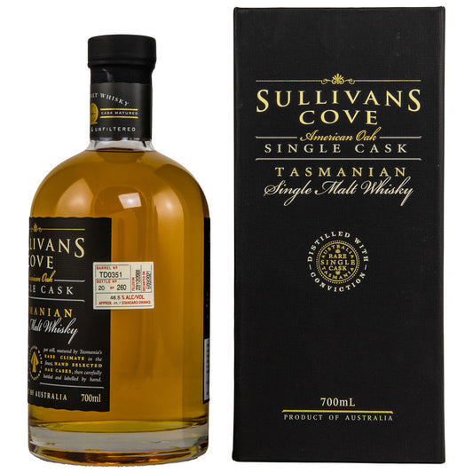 Sullivans Cove American Oak ex-Bourbon Single Cask #TD0351