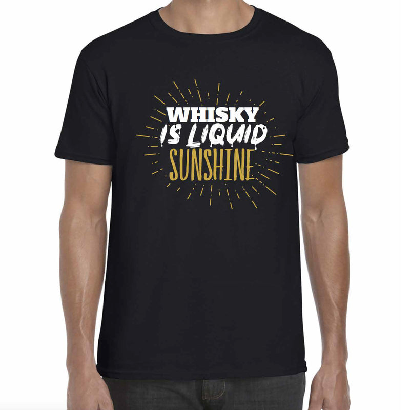 T-Shirt Whisky is liquid Sunshine - S