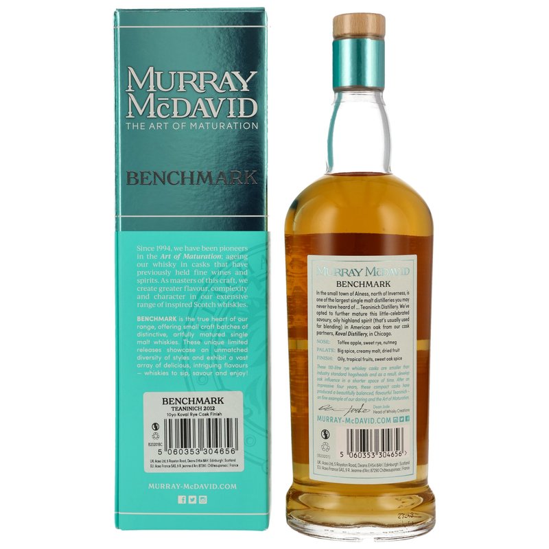 Teaninich 2012/2023 - 10 y.o. - Koval Rye Cask - Murray McDavid