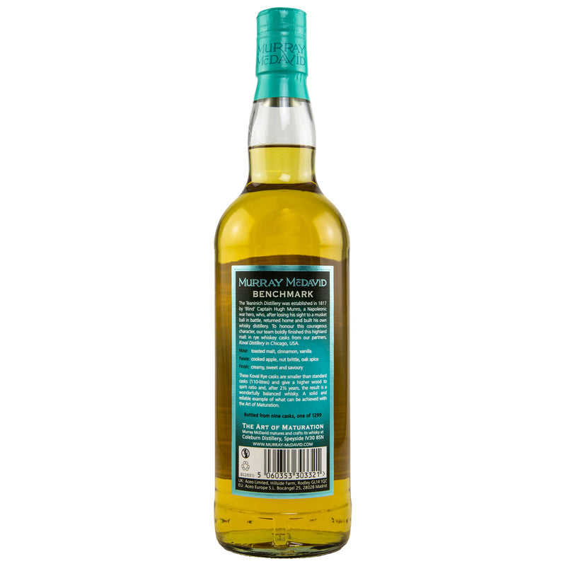 Teaninich 2014/2022 - 8 y.o. - First Fill Koval Rye Cask - Murray McDavid