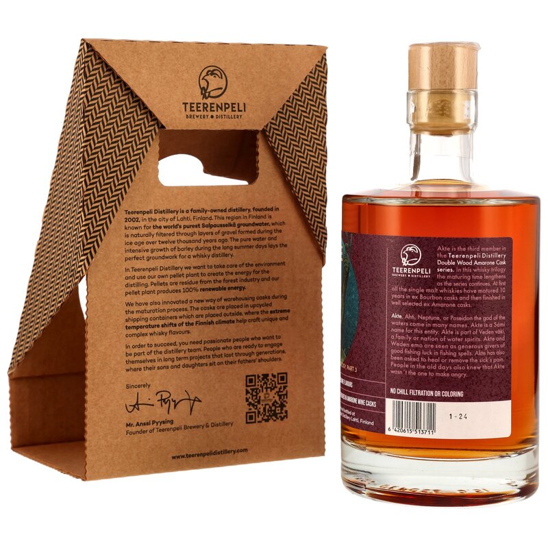 Teerenpeli Akte 11 y.o. Amarone Cask Trilogy Part 3