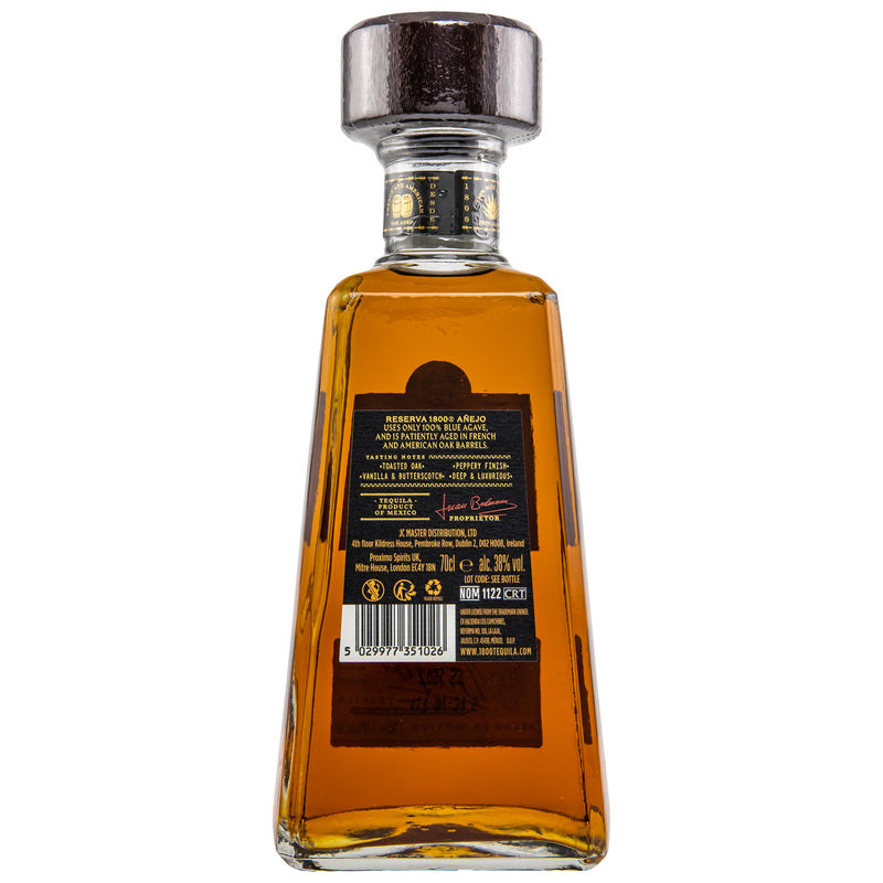 Tequila Reserva 1800 Anejo - Jose Cuervo Especial Anejo